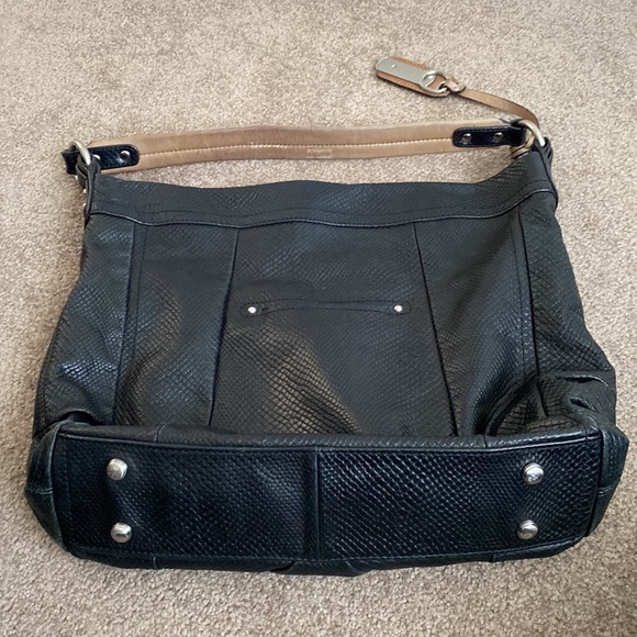B. Makowsky - Black Leather Hobo Bag - Picture 12 of 14